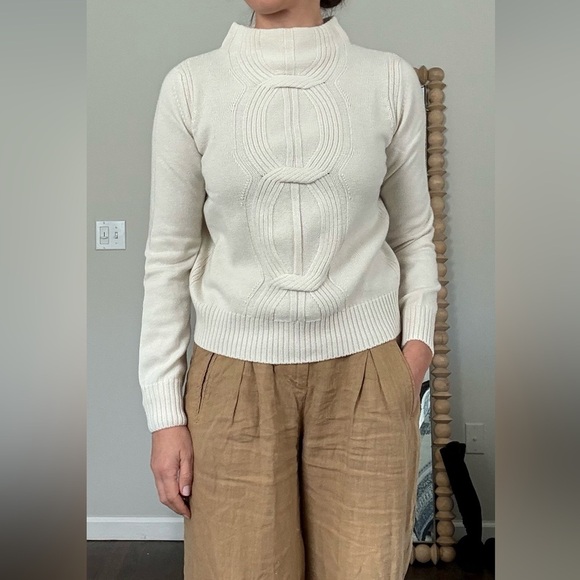 D. Exterior Cashmere Blend Mock Neck Sweater - Picture 5 of 10